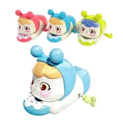 Press to Go Duck Car Toy for Baby Push Go Racing Cars, Infant Play Vehicle, 1st Birthday Stocking Gift for 12-18-24 Months, 1 2 3 One Yrs Old Boys Girls Child Kids 1 pcs (Hello Doll)