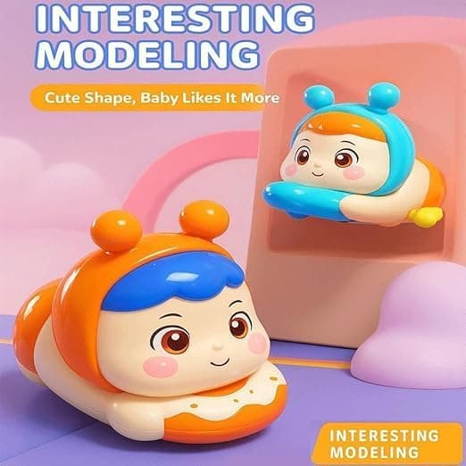 Press to Go Duck Car Toy for Baby Push Go Racing Cars, Infant Play Vehicle, 1st Birthday Stocking Gift for 12-18-24 Months, 1 2 3 One Yrs Old Boys Girls Child Kids 1 pcs (Hello Doll) — view 3