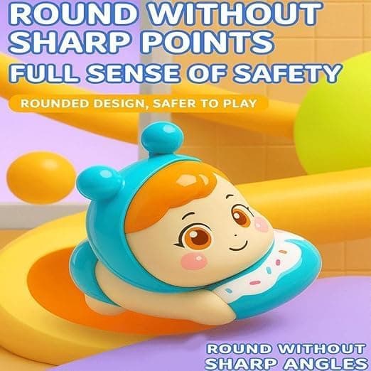 Press to Go Duck Car Toy for Baby Push Go Racing Cars, Infant Play Vehicle, 1st Birthday Stocking Gift for 12-18-24 Months, 1 2 3 One Yrs Old Boys Girls Child Kids 1 pcs (Hello Doll) — view 7
