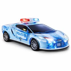 Kidoyz City Guard Police Car | Police car with flashing lights | Pack of 1