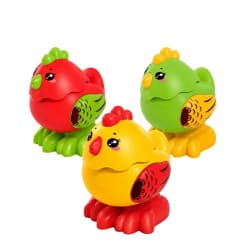 Kidoyz Happy Chick Press Car | Press-and-go chick car | Ages 3+ | Pack of 1 | Color As Per Stock
