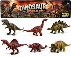 Kidoyz Dinosaur Egg Set | 6 dinosaur figurines in a collectible egg | Pack of 1