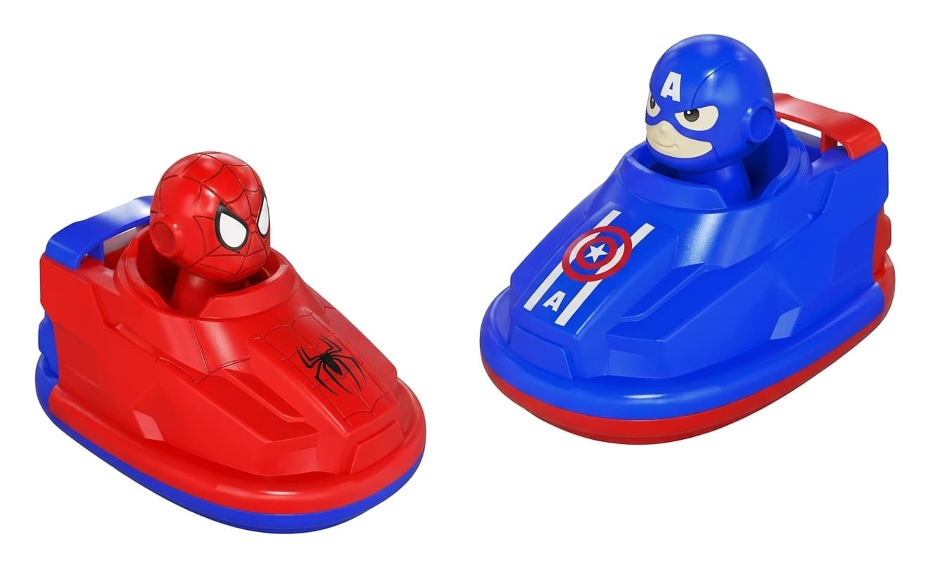Kidoyz Superhero Press & Slide Car | Superhero-style press-and-slide car | Pack of 1 | Color As Per Stock