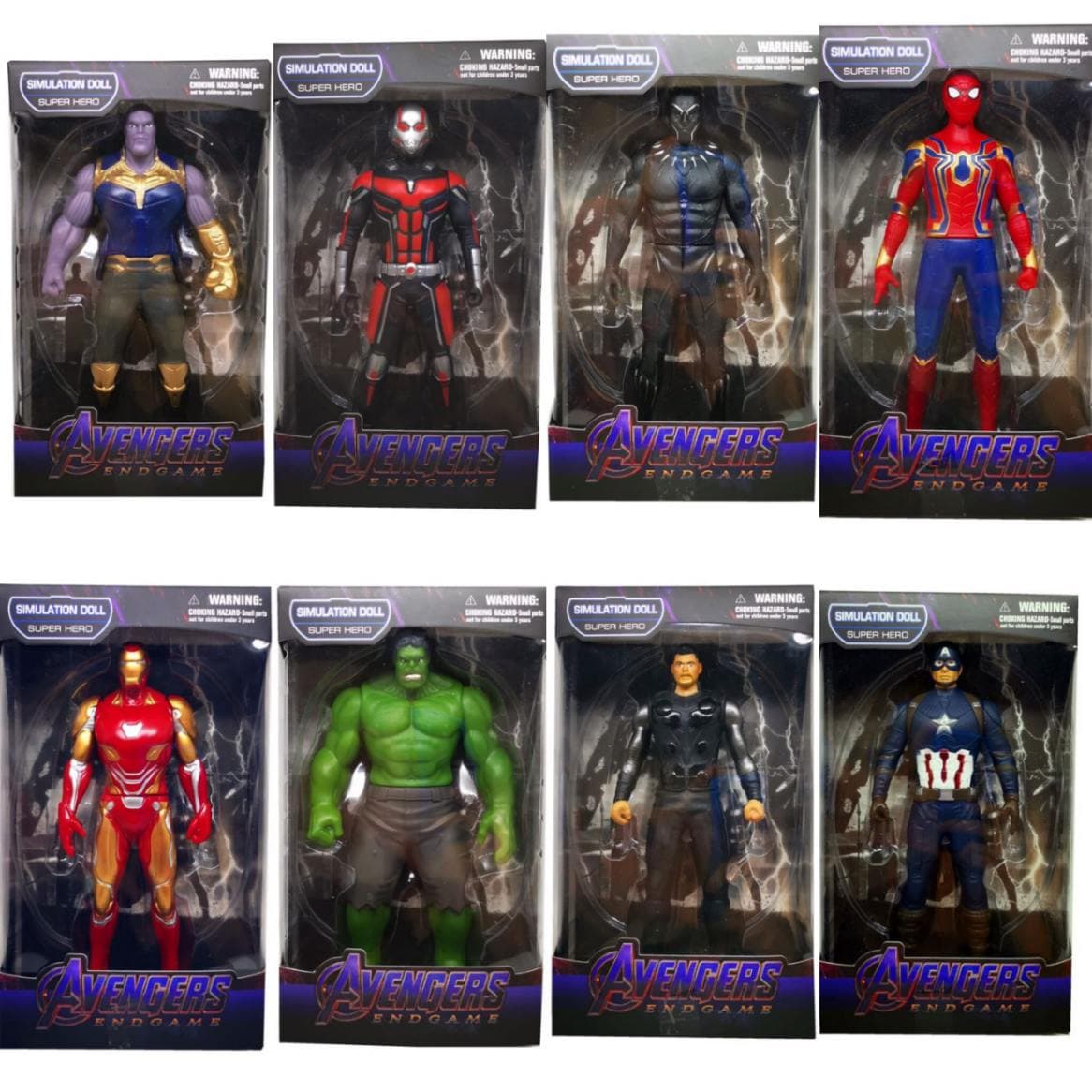 Kidoyz Superhero Action Figures | Random 4Pcs Set Random - Surprise | Big Size Boxed Collectible Figures | Gift for Kids — view 2