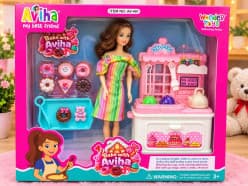 Doll Bakery Kitchen Playset With Oven, Donuts & Tray | Fashion Doll Set