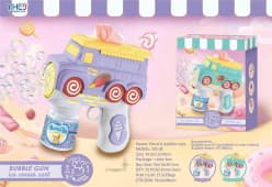 Ice Cream Truck Electric Bubble Gun Toy With Bubble Water | Color As Per Stock