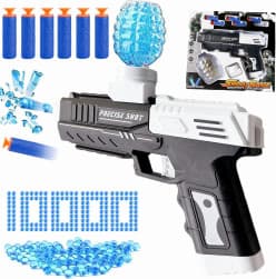 2-in-1 Water Ball & Soft Bullet Shooting Gun Toy For Kids