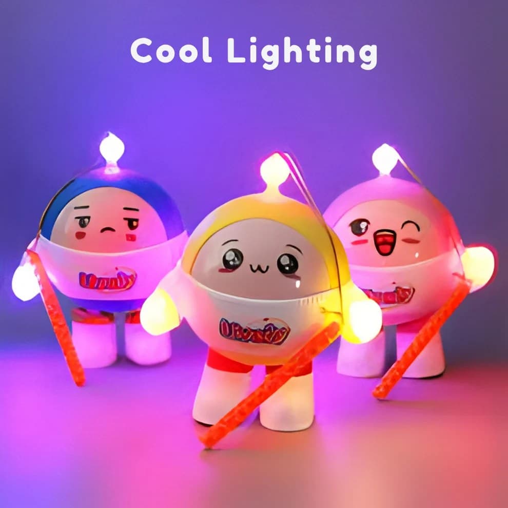 Eggy Boy Dancing Robot Toy With 5D Lights & Music For Kids — view 5