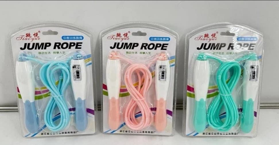 Jump Rope With Handle Counter For Kids | Skipping Rope | Color As Per Stock