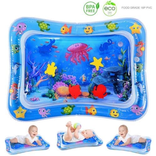 Baby Water Play Mat For Tummy Time | Inflatable Water Mat 69 x 50 x 8 cm — view 6