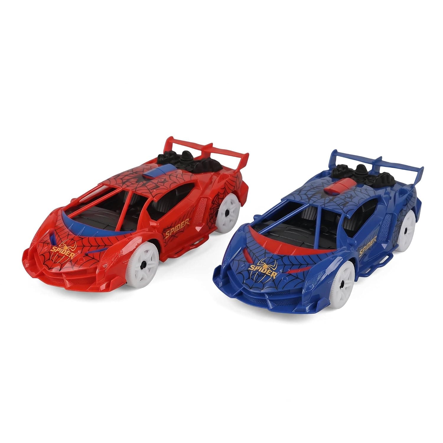 Spider Universal Wheel Car with Smoke, Music & Lights | Tyre Light Toy Car for Kids | Color as per Stock dispatched — view 4