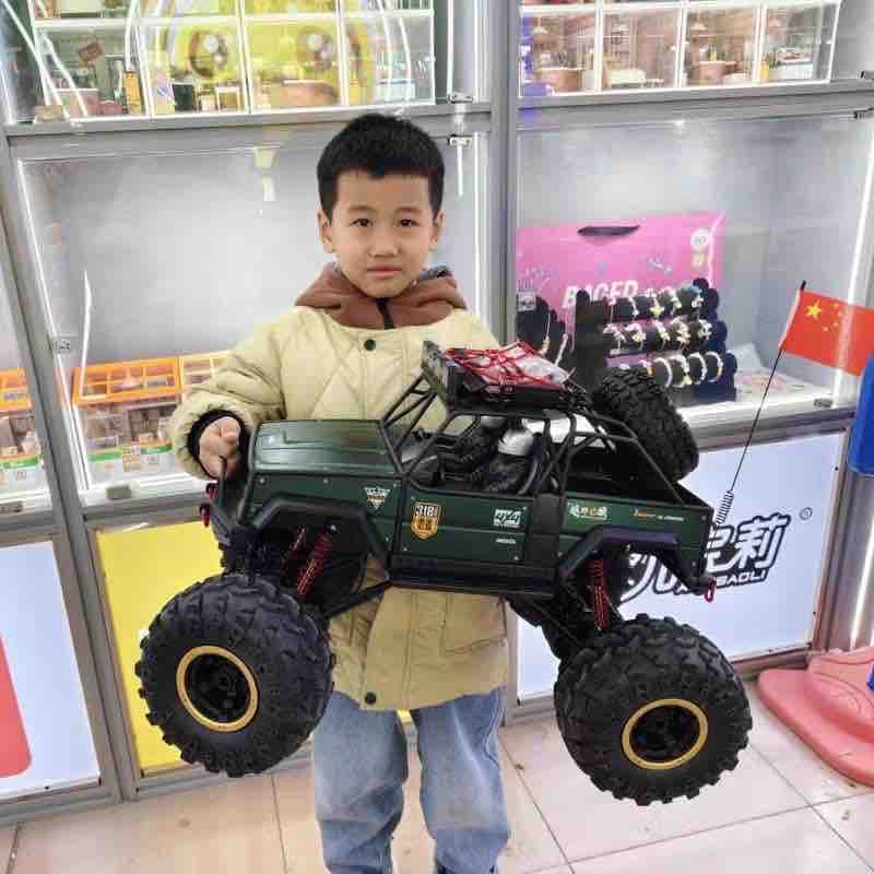 RC Jumbo Size Off-Road Rock Crawler Jeep 1:2 Scale | 4WD 2.4GHz Remote Control Car | Color as per Stock dispatched — view 4