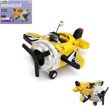 Makerz Block Build-It Aircraft & Vehicles | Lego Style DIY Building Blocks | Assorted Designs | Color as per Stock dispatched