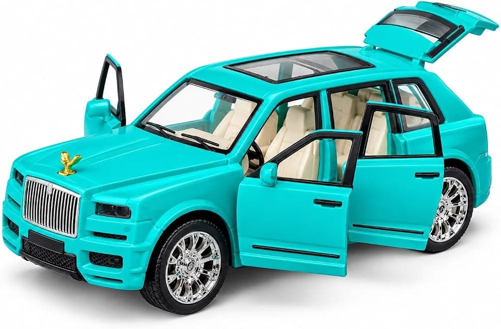 Kidoyz Friction Luxury SUV | 1:32 friction-powered luxury SUV with opening doors | Ages 3+ | Pack of 1 | Color As Per Stock
