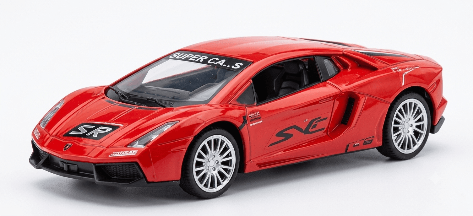 Kidoyz Drift Inertia Car | Inertia drift cars with fast pull-back-and-go action | Ages 3+ | Pack of 2 | Color As Per Stock
