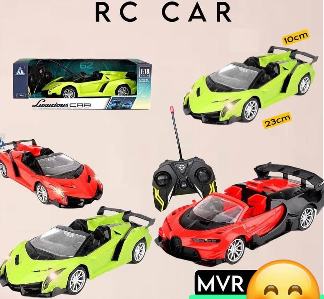 Remote Control Sports Car 1:18 With Flash Lights & Drift | 4-Way Control | Color As Per Stock — view 3