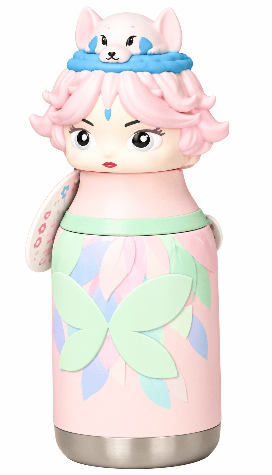 Water Bottle for Kids | 450 ml | Style 3 | Color as per Stock dispatched | Pack of 1 Pc