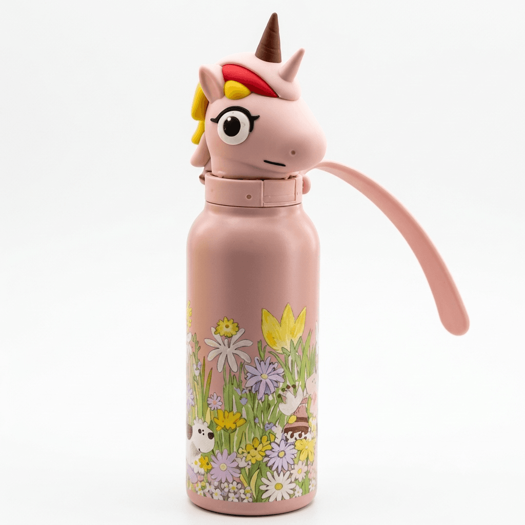Water Bottle for Kids | 560 ml | Style 2 | Color as per Stock dispatched | Pack of 1 Pc
