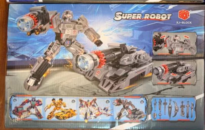 Megatron - LEGO Type Transforming Robot Architect Brick Toys Building Block - Super Hero Theme Blocks and Bricks - Robot, tank 277+ Pieces Educational Engineering Construction Learning Toy for Kids