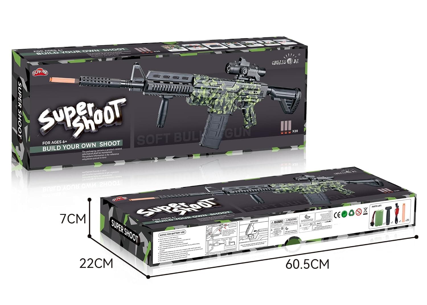Super Shoot" Build Your Own Shoot Soft Bullet Gun — view 3