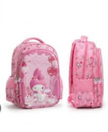 My Melody 16 Inch Kids Backpack for Girls | Pink | Pack of 1 Pc