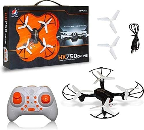 Mini Quadcopter Drone Toy With Remote Control, Headless Mode & One Key Return | USB Rechargeable | Small Size