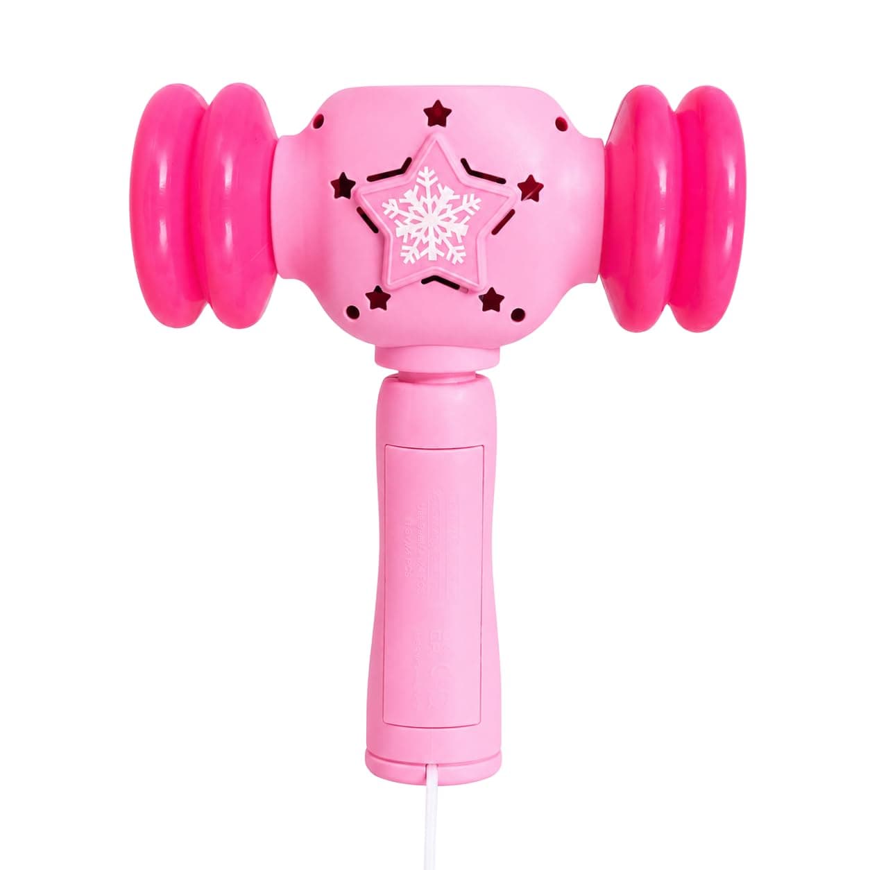 Magic Hammer Bubble Wand With Colourful Lights | Pink Hammer-Shaped Bubble Machine For Kids | Color As Per Stock — view 2