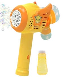 2-in-1 Duck Bubble Gun & Electric Fan | Type-C Rechargeable Bubble Machine With Rotating Fan Blades | Ages 3+