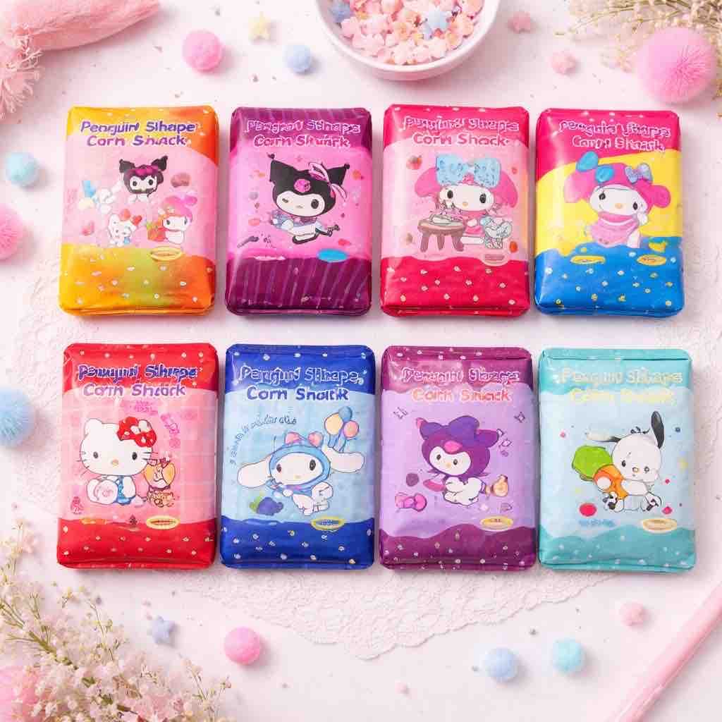 Cartoon Snack Pack Squishy Toy | Soft Slow Rising Squeeze Toy In Snack Packet Design | 8 Designs, Design As Per Stock | Pack of 1