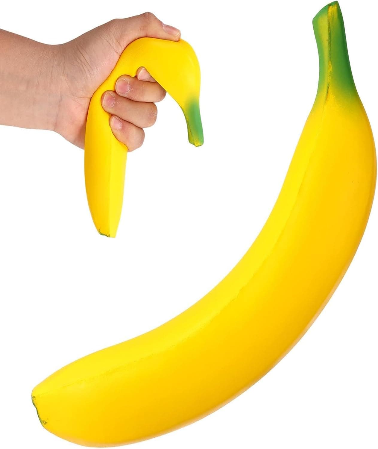 Slow Rising Squishy Banana Toy | Realistic Soft Banana Squeeze Stress Relief Toy | Pack of 1