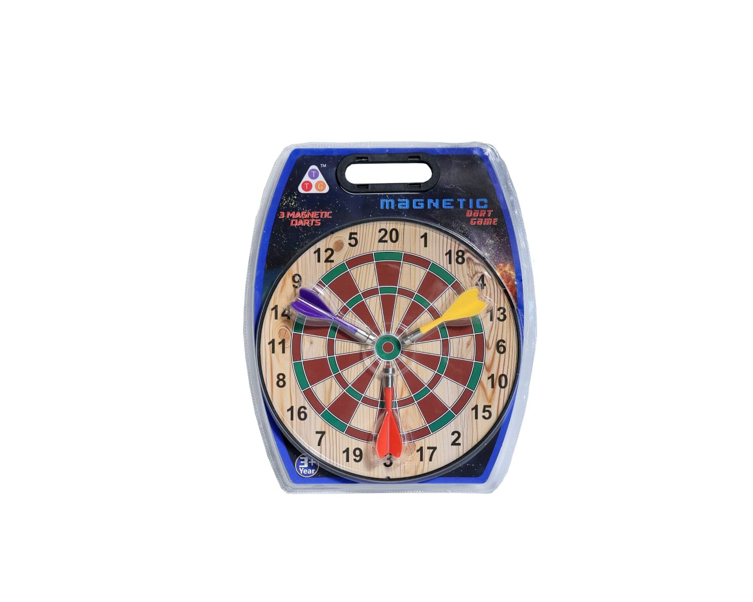 Magnetic Dart Board Game 22.5 cm With 3 Magnetic Darts | Safe Indoor Dart Game For Kids | Ages 3+ — view 2