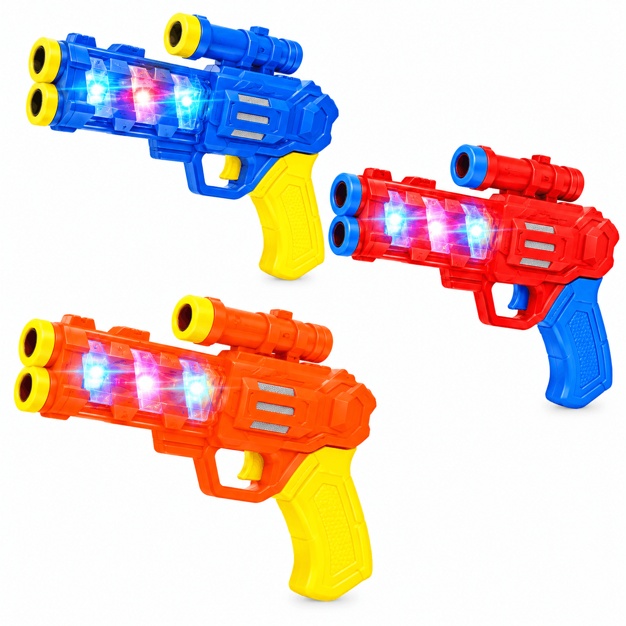 Space Flashlight Sound Gun Toy With Lights & Sound | 27 cm Space Design Toy Gun For Kids | Color As Per Stock