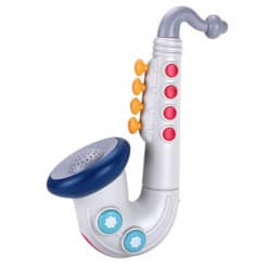 Saxophone Musical Instrument for Kids, Mouth Organ Trumpt Horn Musical Toy for Kid Girls & Boys, Sound and Light Up Music Instrument for Children (Megaphone)