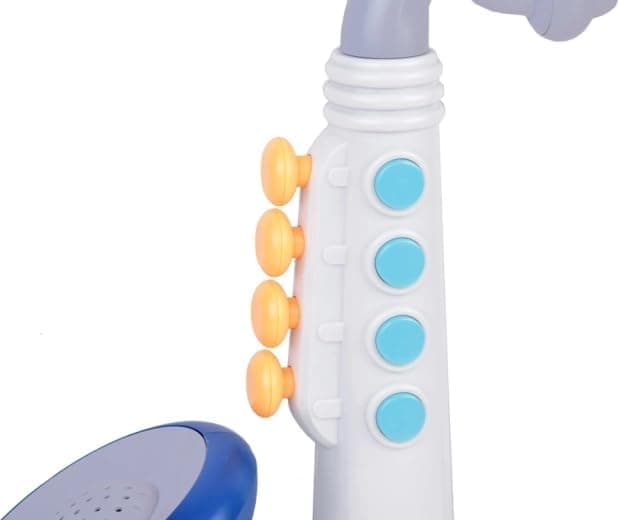 Saxophone Musical Instrument for Kids, Mouth Organ Trumpt Horn Musical Toy for Kid Girls & Boys, Sound and Light Up Music Instrument for Children (Megaphone) — view 3