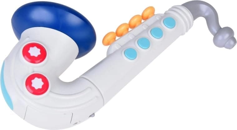 Saxophone Musical Instrument for Kids, Mouth Organ Trumpt Horn Musical Toy for Kid Girls & Boys, Sound and Light Up Music Instrument for Children (Megaphone) — view 4