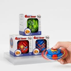 Avengers Premium Fidget Spinner Ball Toy for Kids | Color as per Stock dispatched | Pack of 1 Pc