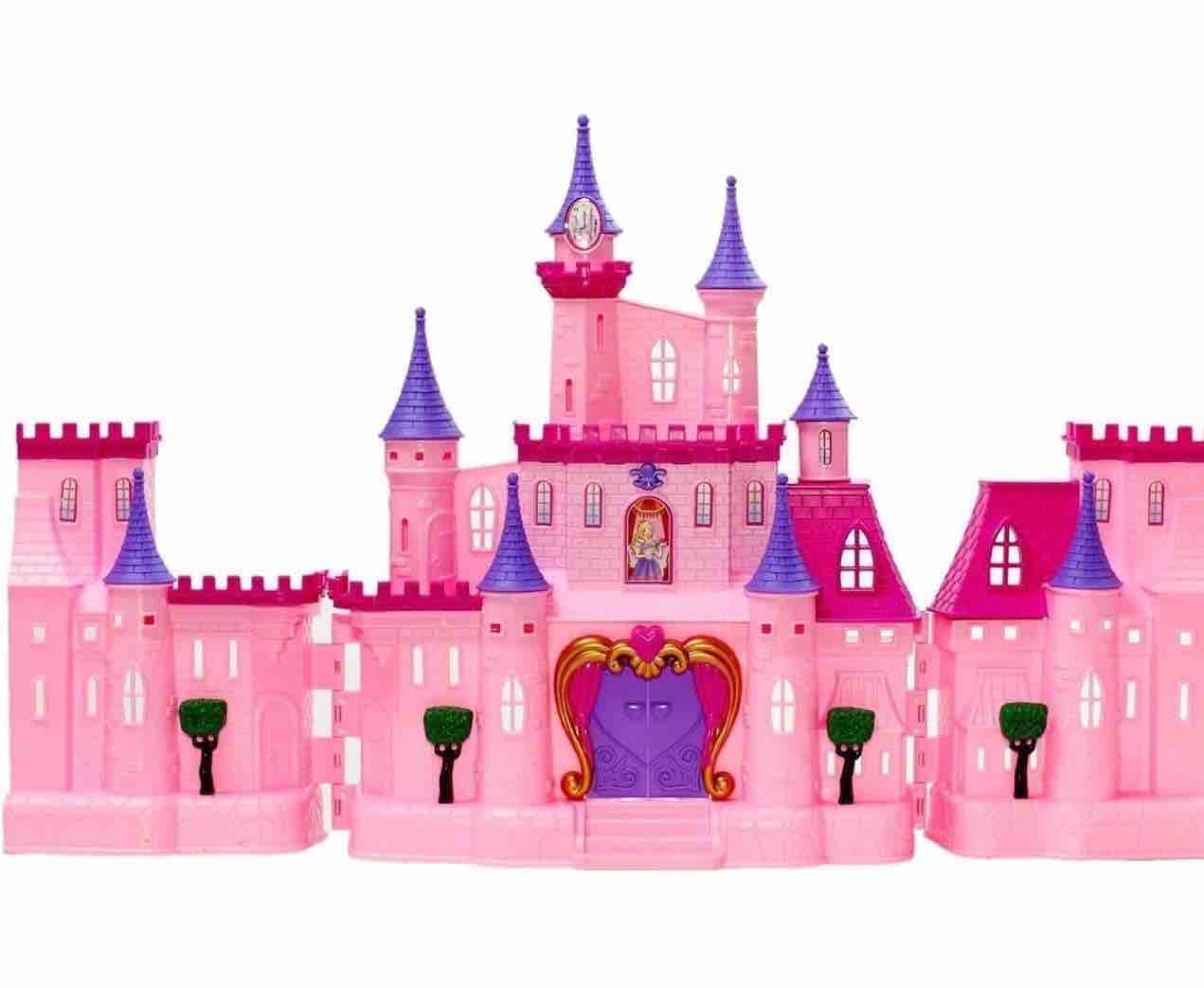Fairy Dream Castle Doll House Playset For Girls | Pink Princess Castle With Figures, Horse Carriage & Furniture | Best Gift For Girls — view 4