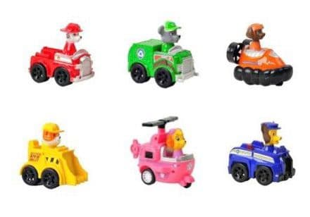 Paw Patrol Style Rescue Racer Toy with Figure (Set of 12 Pcs) | Dog Patrol Pull-Along Vehicle Toys for Kids | Ages 3+ | Color as per Stock dispatched — view 3