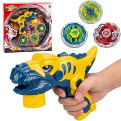 Kidoyz Beyblade Battle Gyro Spinning Top Battle Set for Kids | High Speed Fighting Tops with Arena & Launchers | Gyro Style Combat Gyroscope Toy | Gift for Boys & Girls Ages 8+ (Dino Gyro)