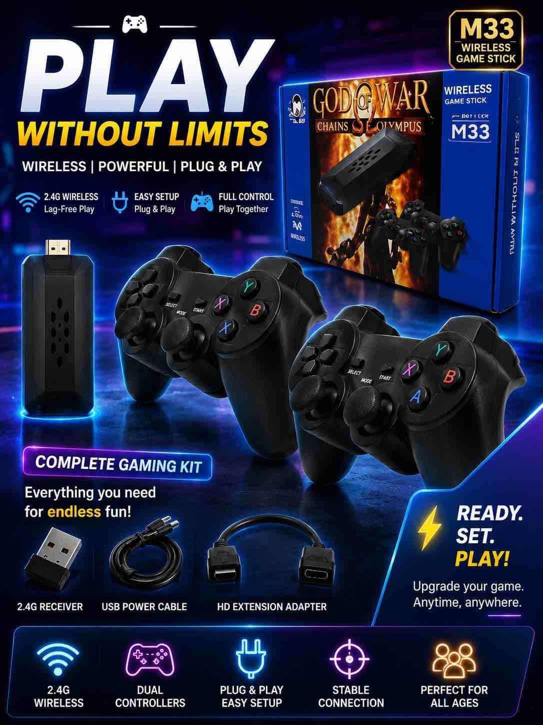 M33 Play Without Limit Game