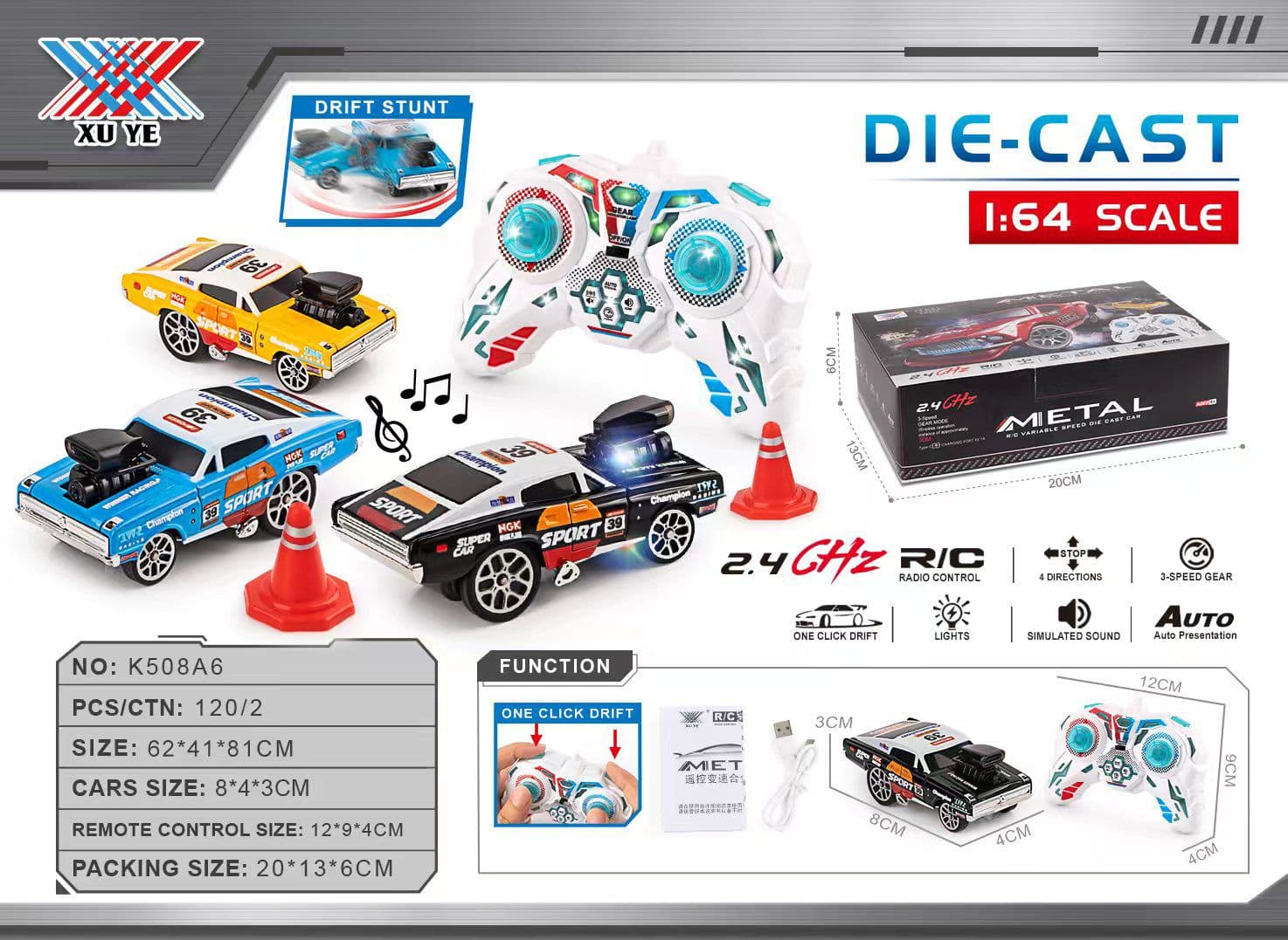 RC Metal Hobby Grade Car | Remote Control Metal Car for Kids — view 3