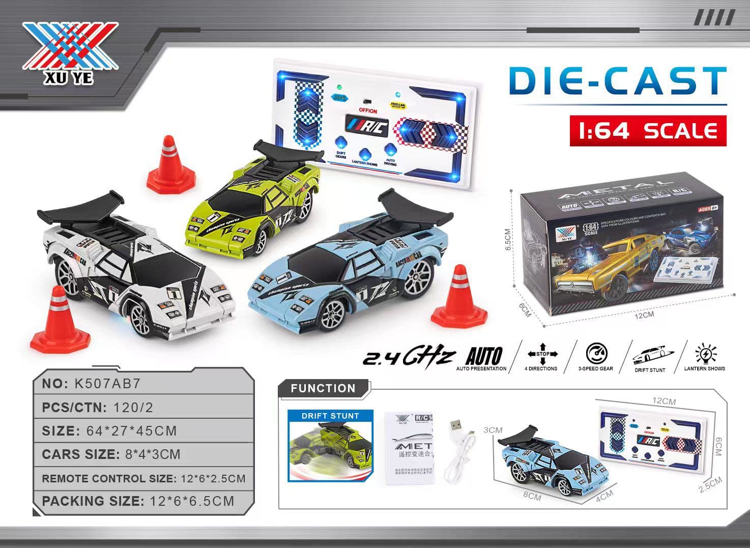 RC High Speed Metal Hobby Grade Car | Remote Control Car for Kids