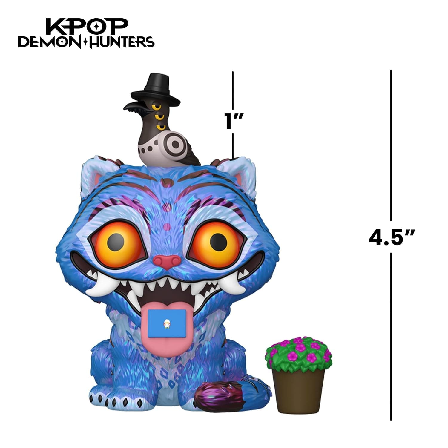 KPOP Demon Hunters Derpy with Sussie Vinyl Figure | Glow in the Dark Collectible with Box Protector — view 3