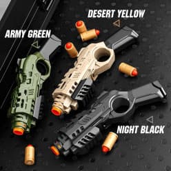 Fidget Pistol Toy | Decompression Shell-Ejecting Fidget Gun | Stress Relief Toy | Color as per Stock dispatched