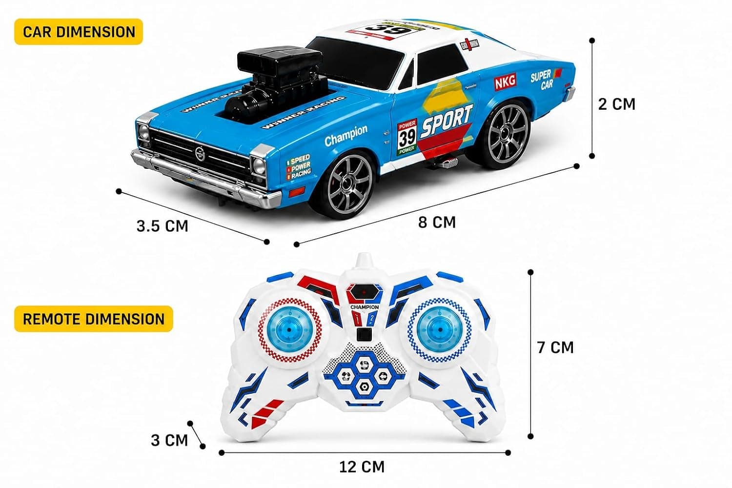RC Metal Hobby Grade Car | Remote Control Metal Car for Kids — view 5