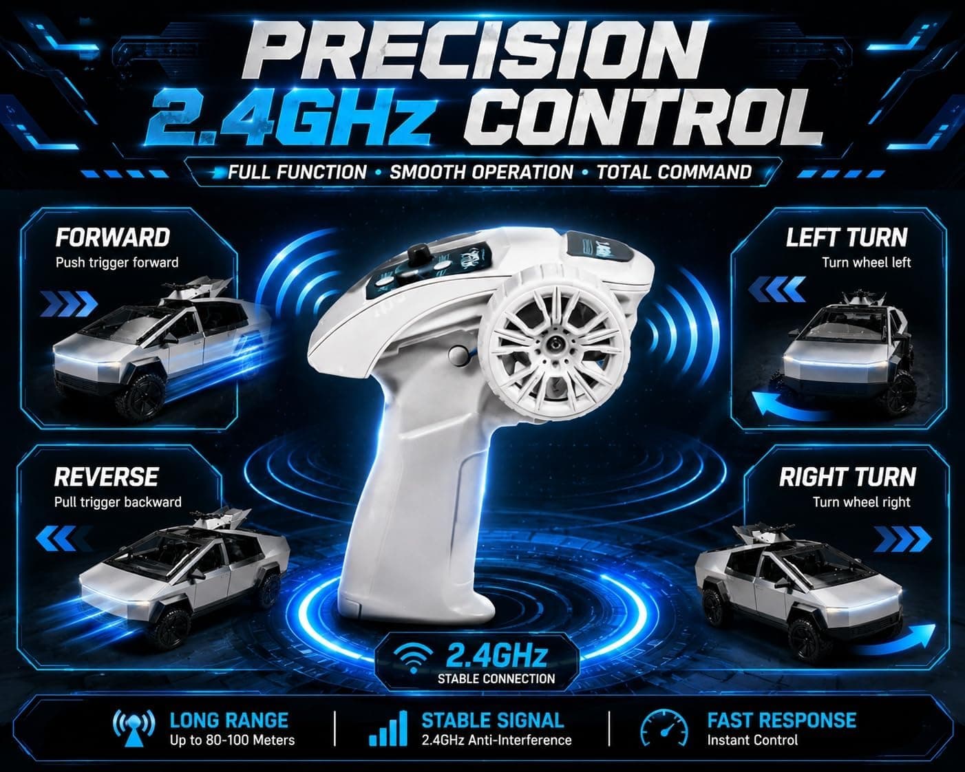RC Hobby Grade Tesla Car with Briefcase Box | Remote Control Car for Kids — view 7