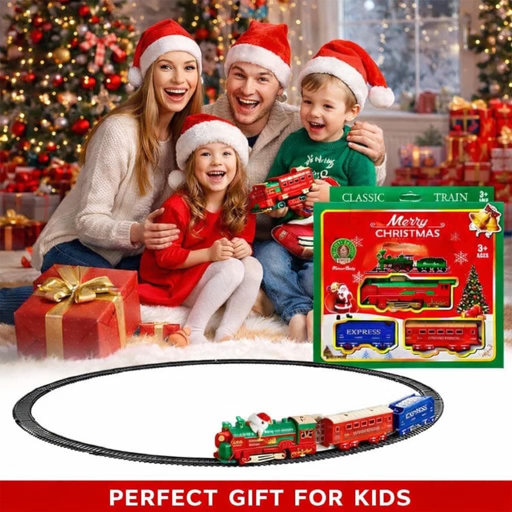 Battery Operated Train Set | Realistic Indian Passenger Train Look | Long 203 cm Track | Smooth Running Motor | Improves Imagination & Coordination (Age 3–7) — view 4