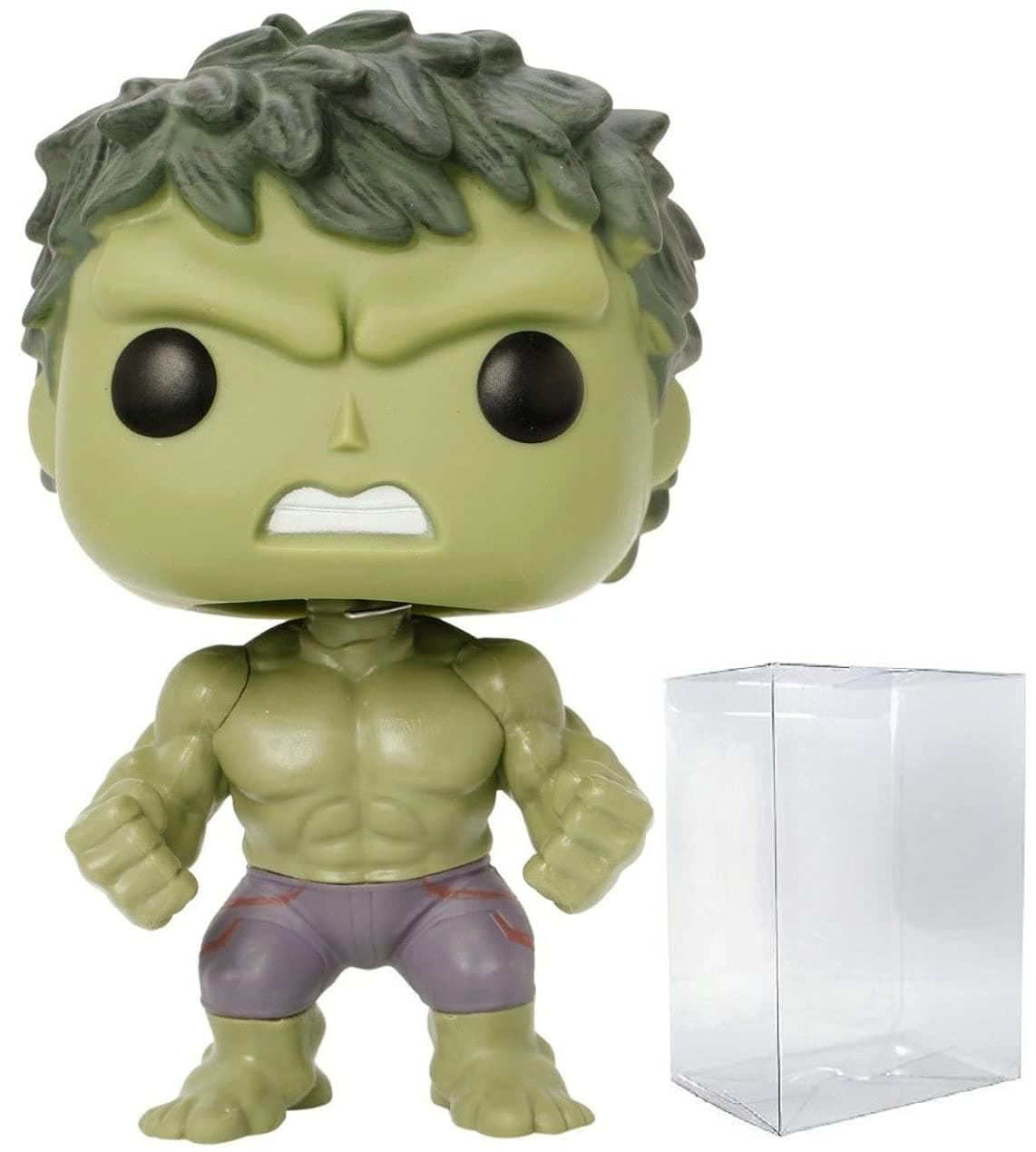 Marvel: Avengers 2 Age of Ultron - Hulk Funko Pop! Vinyl Figure (Bundled with Compatible Pop Box Protector Case) Multicolored 3.75 inches
