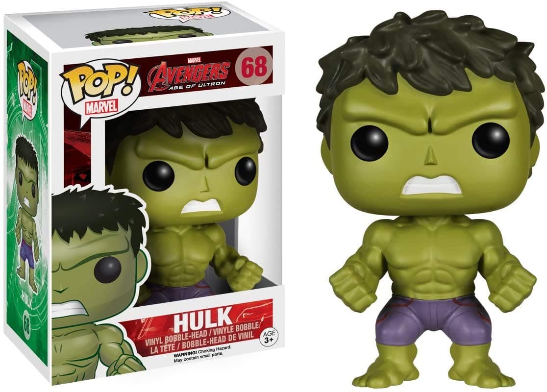 Marvel: Avengers 2 Age of Ultron - Hulk Funko Pop! Vinyl Figure (Bundled with Compatible Pop Box Protector Case) Multicolored 3.75 inches — view 2
