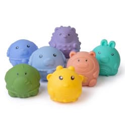 Balloon Animal Squeezy Bath Toys Set of 3 | Soft Chu-Chu Squeeze Toys for Babies | Pack of 1 Set